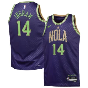 Attraente Robusto Lussuoso Brandon Ingram New Orleans Pelicans Nike Youth 2024/25 Swingman Player Jersey City Edition Purple
