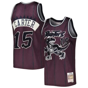 Versatile Lussuoso Vince Carter Toronto Raptors Hardwood Classics Off Court Swingman Jersey Purple