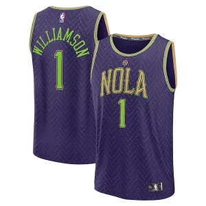 Splendido Zion Williamson New Orleans Pelicans 2024/25 Fast Break Player Jersey City Edition Purple