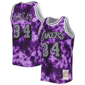 Resistente Prestigioso Ottimo Shaquille O'Neal Los Angeles Lakers 1996/97 Galaxy Swingman Jersey Purple