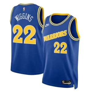 Cool Splendido Attraente Andrew Wiggins Golden State Warriors Nike Swingman Jersey Classic Edition Blue