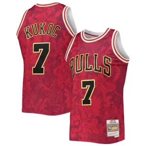 Stupendo Toni Kukoc Chicago Bulls Hardwood Classics 1997/98 Lunar New Year Swingman Jersey Red