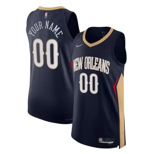 Attraente New Orleans Pelicans Nike 2021/22 Diamond Authentic Custom Jersey Icon Edition Navy