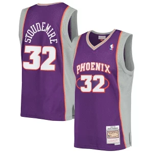 Comodo Splendido Raffinato Amar'e Stoudemire Phoenix Suns 2001/02 Hardwood Classics Swingman Jersey Purple/White