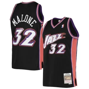 Resistente Delizioso Prestigioso Karl Malone Utah Jazz 2001/02 Hardwood Classics Swingman Jersey Black