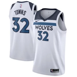 Splendido Karl Anthony Towns Minnesota Timberwolves Nike Swingman Jersey White Association Edition