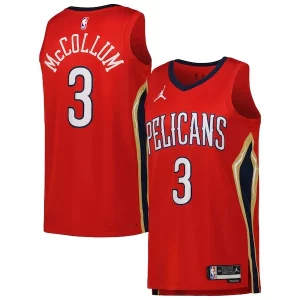 Eccezionale CJ McCollum New Orleans Pelicans Jordan Brand Unisex Swingman Jersey Statement Edition Red