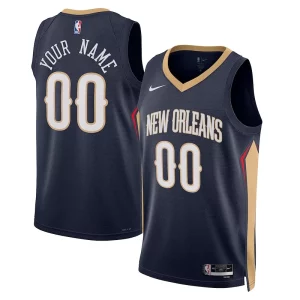 Duraturo New Orleans Pelicans Nike Unisex 2022/23 Swingman Custom Jersey Navy Icon Edition