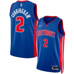 Magnifico Duraturo Cade Cunningham Detroit Pistons Nike Unisex Swingman Jersey Icon Edition Blue/White