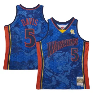 Meraviglioso Baron Davis Golden State Warriors 2006/07 Hardwood Classics Asian Heritage 6.0 Swingman Throwback Player Jersey Royal