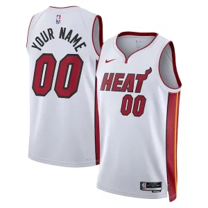 Bellissimo Classico Miami Heat Nike Unisex Swingman Custom Jersey White Association Edition