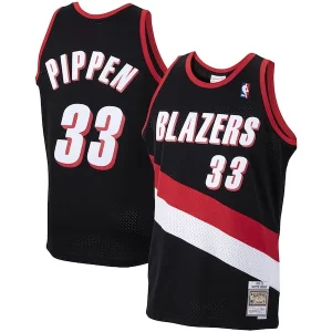 Trendy Fascinante Lussuoso Scottie Pippen Portland Trail Blazers 1999/00 Hardwood Classics Swingman Jersey Black