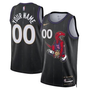 Stupendo Comodo Toronto Raptors Nike Unisex 2024/25 Custom Swingman Jersey City Edition Black