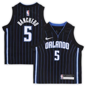 Resistente Paolo Banchero Orlando Magic Nike Toddler Swingman Player Jersey Icon Edition Black