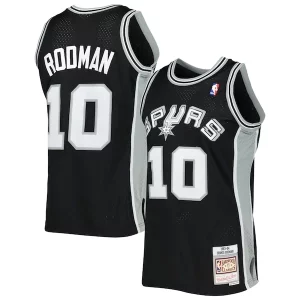 Splendido Dennis Rodman San Antonio Spurs 2001/02 Hardwood Classics Swingman Jersey Black