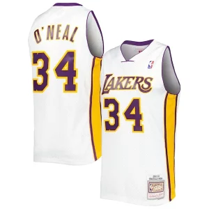 Lussuoso Elegante Prestigioso Shaquille O'Neal Los Angeles Lakers 2001/02 Hardwood Classics Swingman Jersey White