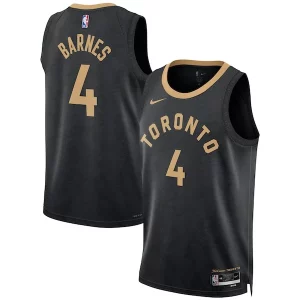 Sofisticato Scottie Barnes Toronto Raptors Nike Unisex 2022/23 Swingman Jersey City Edition Black