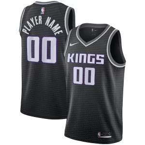 Carino Sacramento Kings Nike Swingman Custom Jersey Black Statement Edition