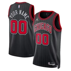 Incantevole Chicago Bulls Jordan Brand Unisex 2022/23 Swingman Custom Jersey Statement Edition Black