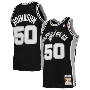 Versatile Splendido David Robinson San Antonio Spurs 1991/92 Hardwood Classics Swingman Jersey Black