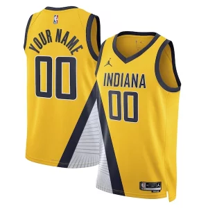 Duraturo Stupendo Bellissimo Indiana Pacers Jordan Brand Unisex 2022/23 Swingman Custom Jersey Statement Edition Yellow