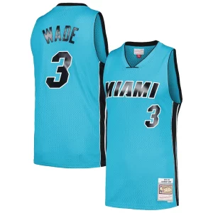 Magnifico Dwyane Wade Miami Heat Hardwood Classics 2005/06 Tropical Swingman Jersey Blue