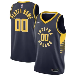 Bellissimo Elegante Fascinante Indiana Pacers Nike Swingman Custom Jersey Navy Icon Edition