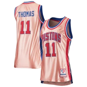 Ottimo Bellissimo Fascinante Isiah Thomas Detroit Pistons Women's 75th Anniversary Rose Gold 1982 Swingman Jersey Pink