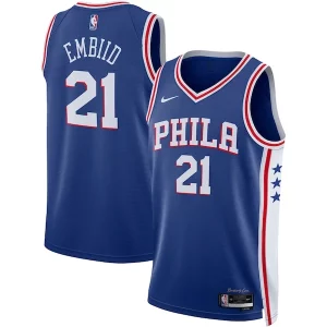 Raffinato Incantevole Elegante Joel Embiid Philadelphia 76ers Nike Unisex Swingman Jersey Icon Edition Royal/White