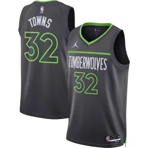 Delizioso Magnifico Ottimo Karl Anthony Towns Minnesota Timberwolves Jordan Brand Unisex Swingman Jersey Statement Edition Charcoal