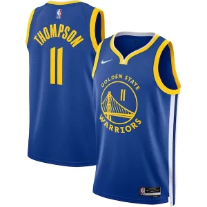 Trendy Gorgeous Klay Thompson Golden State Warriors Nike Unisex Swingman Jersey Icon Edition Royal/White