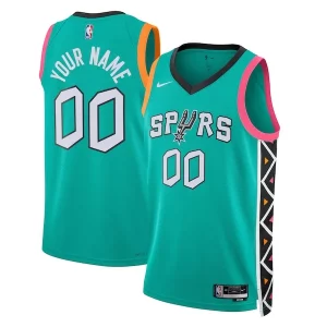 Raffinato Resistente San Antonio Spurs Nike Unisex 2022/23 2022/23 Swingman Custom Jersey City Edition Turquoise