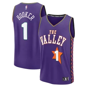 Duraturo Devin Booker Phoenix Suns Youth 2024/25 Fast Break Player Jersey City Edition Purple