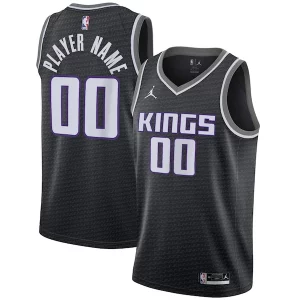 Sofisticato Gorgeous Sacramento Kings Jordan Brand Swingman Custom Jersey Statement Edition Black