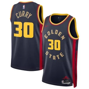 Robusto Stephen Curry Golden State Warriors Nike Unisex 2024/25 Swingman Player Jersey City Edition Navy