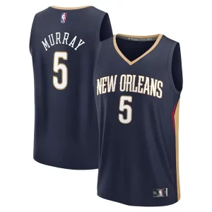 Eccezionale Pratico Dejounte Murray New Orleans Pelicans Youth Fast Break Replica Player Jersey Icon Edition Navy