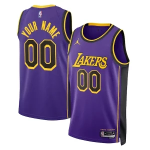 Splendido Ottimo Los Angeles Lakers Jordan Brand Unisex 2022/23 Swingman Custom Jersey Statement Edition Purple