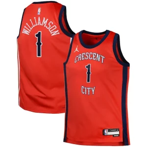 Eccezionale Zion Williamson New Orleans Pelicans Jordan Brand Swingman Jersey Statement Red
