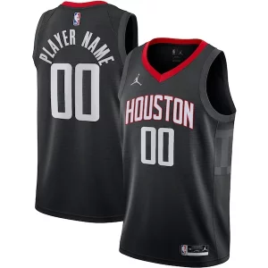 Eccezionale Duraturo Houston Rockets Jordan Brand Swingman Custom Jersey Statement Edition Black
