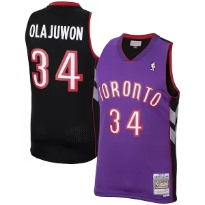 Versatile Moderno Bellissimo Hakeem Olajuwon Toronto Raptors 2001/02 Hardwood Classics Swingman Jersey Purple