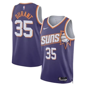 Trendy Kevin Durant Phoenix Suns Nike Unisex Swingman Jersey Icon Edition Purple/White