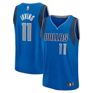 Comodo Sofisticato Fascinante Kyrie Irving Dallas Mavericks Fast Break Replica Player Jersey Icon Edition Blue