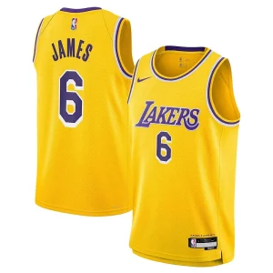 Splendido Magnifico LeBron James Los Angeles Lakers Nike Youth Swingman Jersey Icon Edition Gold