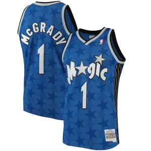 Ottimo Lussuoso Trendy Tracy McGrady Orlando Magic Hardwood Classics Swingman Jersey Blue