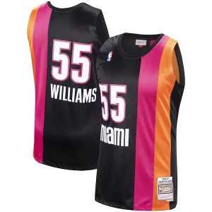 Robusto Attraente Carino Jason Williams Miami Heat 2005/06 Hardwood Classics Swingman Jersey Black
