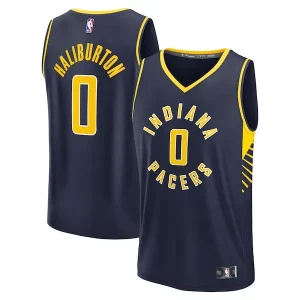 Comodo Pratico Delizioso Tyrese Haliburton Indiana Pacers Youth Fast Break Replica Player Jersey Icon Edition Navy