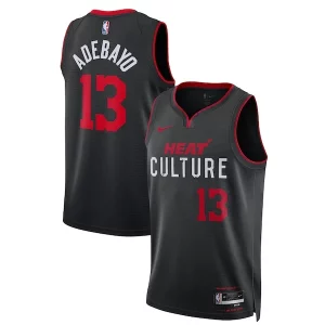 Moderno Bam Adebayo Miami Heat Nike Unisex 2023/24 Swingman Jersey Black City Edition