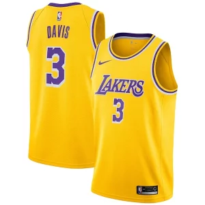 Pratico Lussuoso Anthony Davis Los Angeles Lakers Nike 2019/20 Swingman Jersey Gold Icon Edition