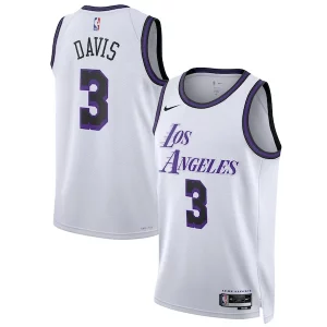 Eccezionale Splendido Meraviglioso Anthony Davis Los Angeles Lakers Nike Unisex 2022/23 Swingman Jersey City Edition White
