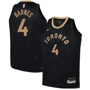 Bellissimo Elegante Scottie Barnes Toronto Raptors Nike Youth 2022/23 Swingman Jersey City Edition Black